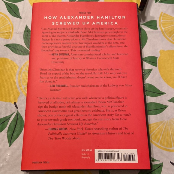 New hardback book… How Alexander Hamilton Screwed up America - Picture 3 of 6